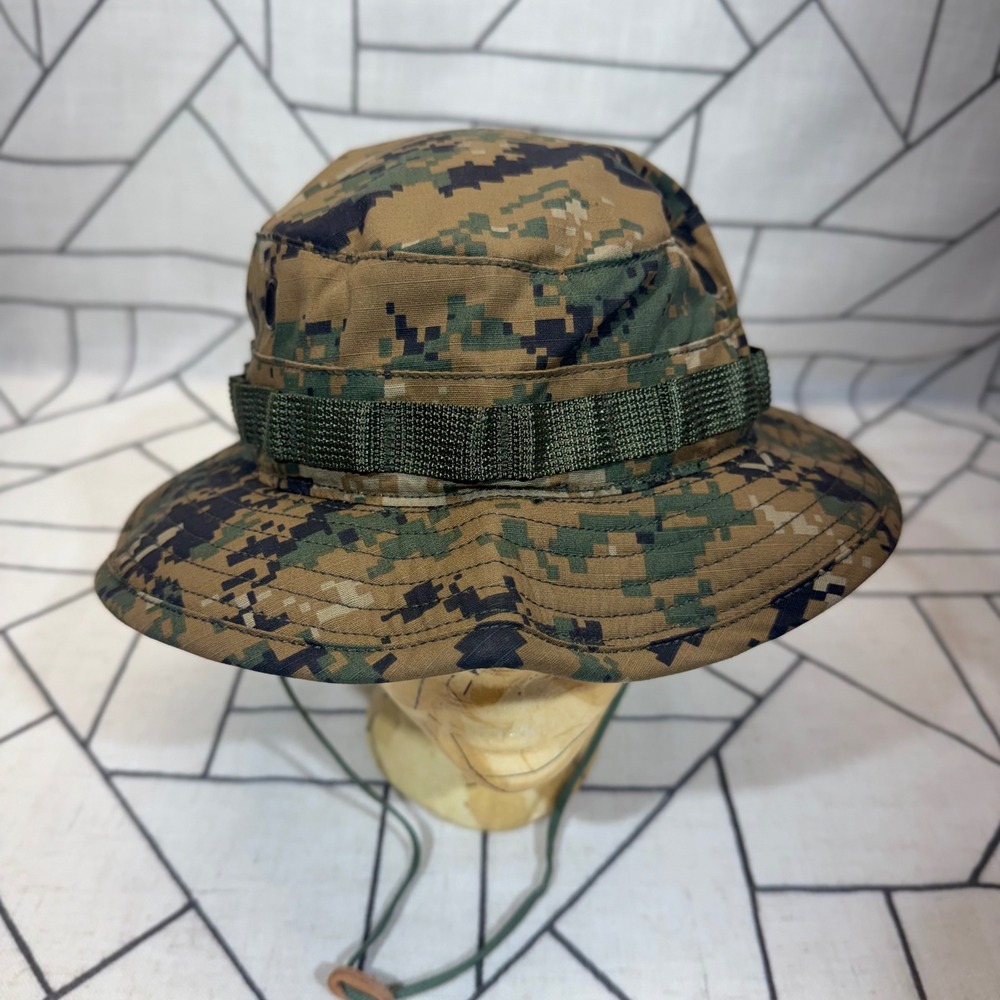 Propper Boonie‎ Hat 7 1/4 Green Brown MARPAT Digital Camo Military Sun Hat